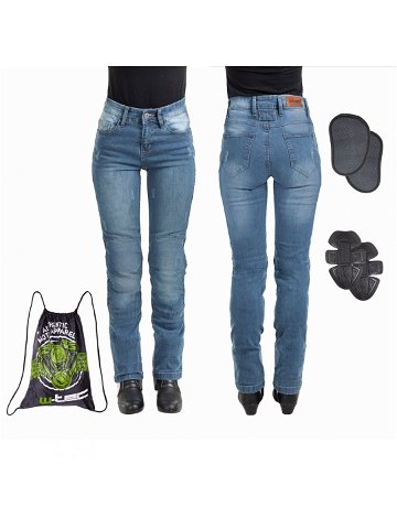 Dámské moto jeansy W-TEC Panimali modrá 3XL