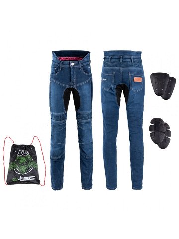 Dámské moto jeansy W-TEC Biterillo Lady modrá 4XL