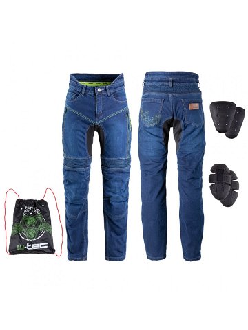 Pánské moto jeansy W-TEC Biterillo modrá 6XL