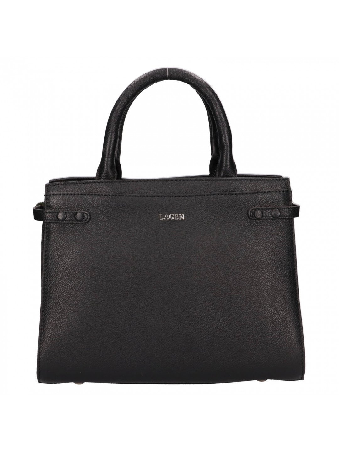 Dámská kožená kabelka Lagen Lukaa – černá