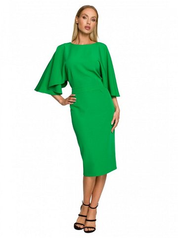 M700 Pouzdrové šaty s kimonovými rukávy – zelené EU XXL