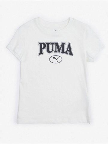 Bílé holčičí tričko Puma Squad