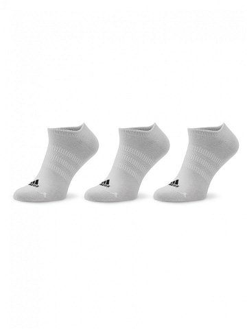 Adidas Kotníkové ponožky Unisex Thin and Light No-Show Socks 3 Pairs HT3463 Bílá
