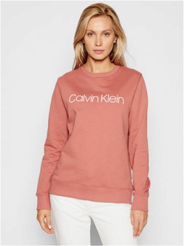 Calvin Klein Mikina Core Logo Ls K20K202157 Růžová Regular Fit