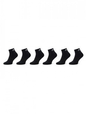Adidas Sada 6 párů dámských nízkých ponožek Cushioned Sportswear IC1291 Černá