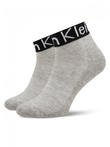 Calvin Klein Dámské nízké ponožky 701218785 Šedá