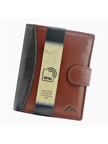 Pánská kožená peněženka El Forrest 2547-21 RFID hnědá