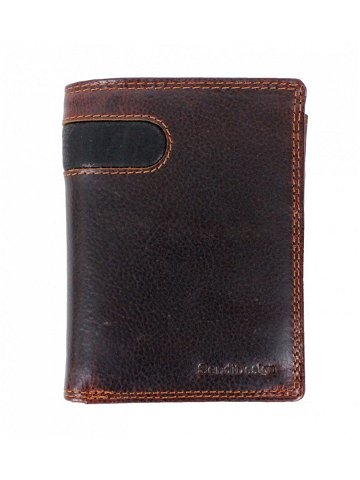 Pánská kožená peněženka D-2306 RFID hnědá