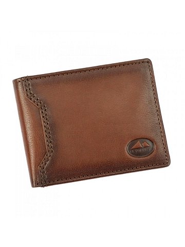 Pánská kožená peněženka El Forrest 2916 A-29 RFID hnědá malá