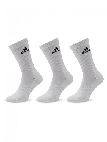 Adidas Klasické ponožky Unisex Cushioned Crew Socks 3 Pairs HT3446 Bílá