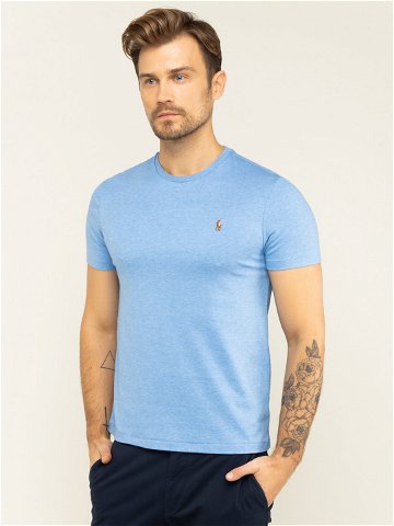 Polo Ralph Lauren T-Shirt 710740727 Světle modrá Slim Fit