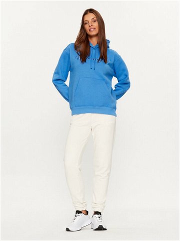 Champion Mikina Hooded Sweatshirt 116677 Modrá Custom Fit
