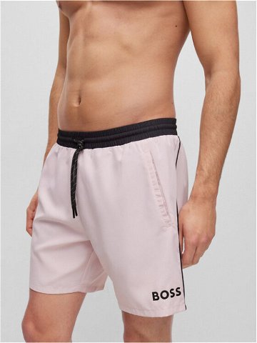 Boss Plavecké šortky Starfish 50469302 Růžová Regular Fit