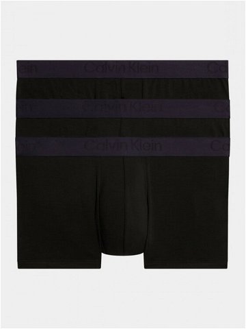 Calvin Klein Underwear Sada 3 kusů boxerek 000NB3651A Černá