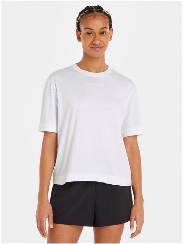 Calvin Klein Performance T-Shirt 00GWS3K104 Bílá Relaxed Fit