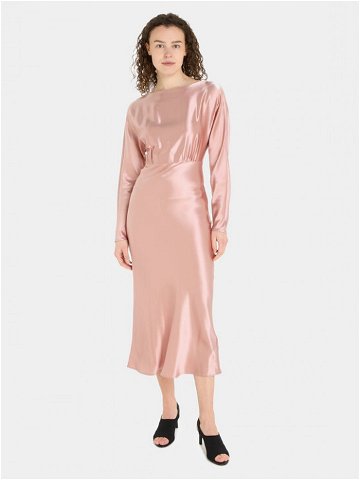 Calvin Klein Koktejlové šaty Naia K20K206229 Růžová Regular Fit