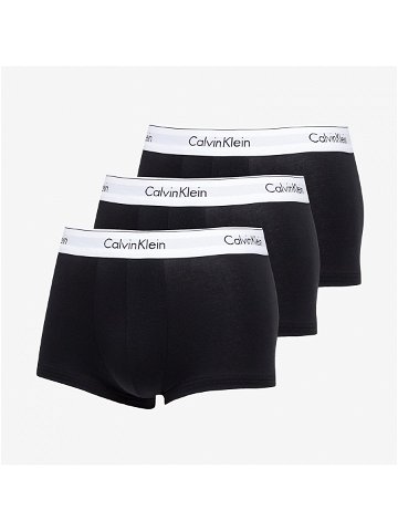 Calvin Klein Modern Cotton Stretch Low Rise Trunk 3-Pack Black White