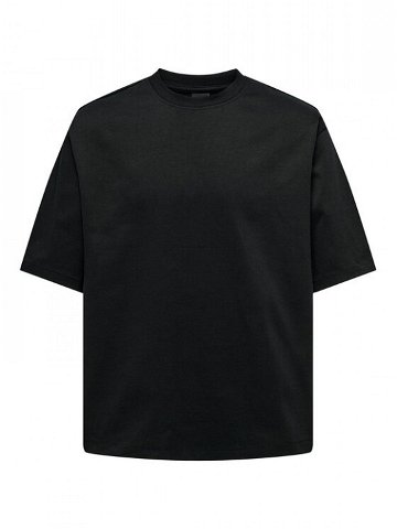 Only & Sons T-Shirt Millenium 22027787 Černá Oversize