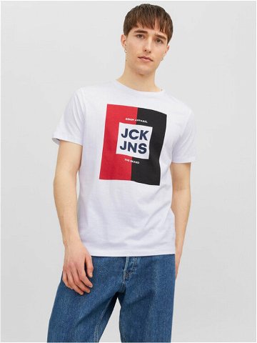 Jack & Jones T-Shirt 12235179 Bílá Regular Fit
