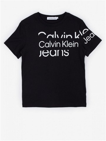 Calvin Klein Jeans Blown-Up Triko dětské Černá