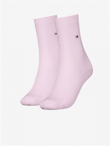 Tommy Hilfiger Underwear Ponožky 2 páry Růžová