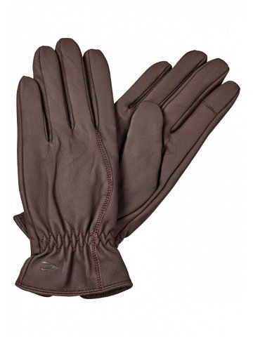 Rukavice camel active leather gloves hnědá s