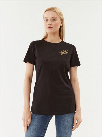 Silvian Heach T-Shirt GPA23069TS Černá Regular Fit