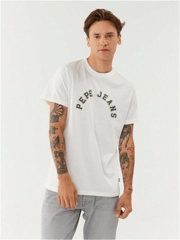 Pepe Jeans T-Shirt Westend Tee PM509124 Bílá Regular Fit