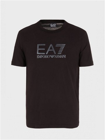 EA7 Emporio Armani T-Shirt 6RPT71 PJM9Z 1200 Černá Regular Fit