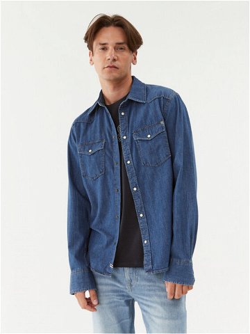 Pepe Jeans džínová košile Carson PM307489 Modrá Regular Fit