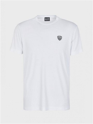EA7 Emporio Armani T-Shirt 8NPT16 PJRGZ 1100 Bílá Regular Fit