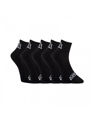 5PACK ponožky Styx kotníkové černé 5HK960 L