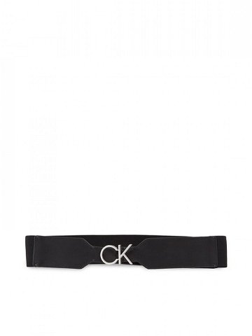 Calvin Klein Dámský pásek Re-Lock Waist Belt 50Mm K60K611104 Černá