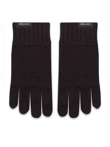 Calvin Klein Pánské rukavice Classic Cotton Rib Gloves K50K511011 Černá