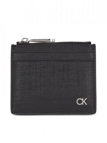 Calvin Klein Pouzdro na kreditní karty Ck Must Cardholder W Zip K50K510885 Černá