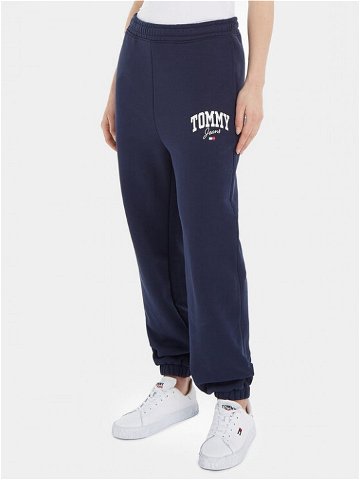 Tommy Jeans Teplákové kalhoty DW0DW16379 Tmavomodrá Relaxed Fit