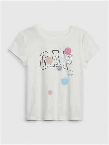 Krémové holčičí tričko GAP