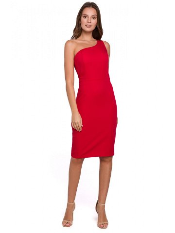 Dámské šaty K003 Červená – Makover červená L