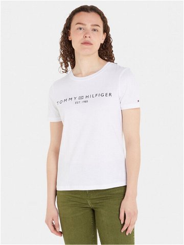 Tommy Hilfiger T-Shirt Logo WW0WW40276 Bílá Regular Fit