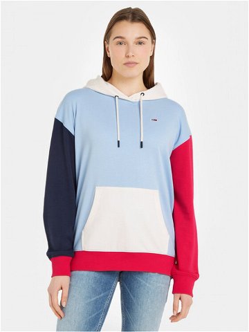 Tommy Jeans Mikina DW0DW16908 Barevná Relaxed Fit