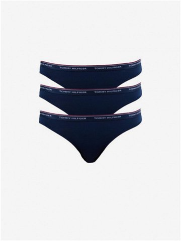 Sada tří dámských kalhotek v tmavě modré barvě Tommy Hilfiger Underwear