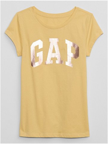 Žluté holčičí tričko GAP