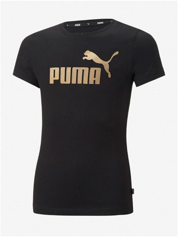 Černé holčičí tričko Puma ESS