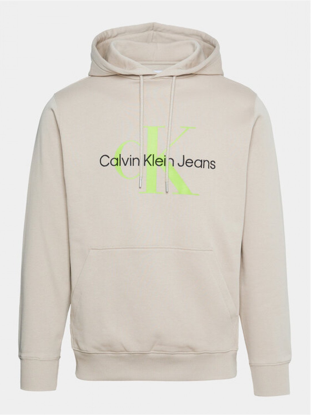 Calvin Klein Jeans Mikina J30J320805 Béžová Regular Fit