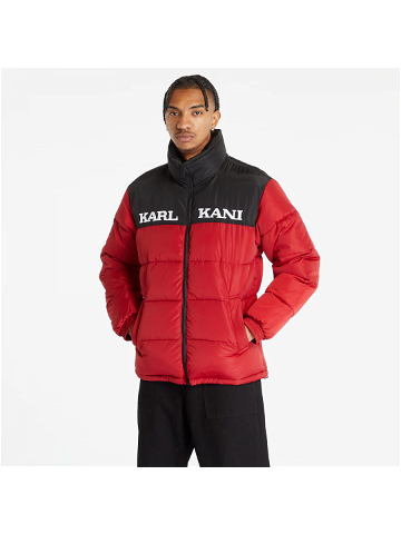 Karl Kani Retro Essential Puffer Jacket Dark Red