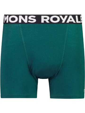 Pánské boxerky Mons Royale merino zelené 100088-1169-300 L