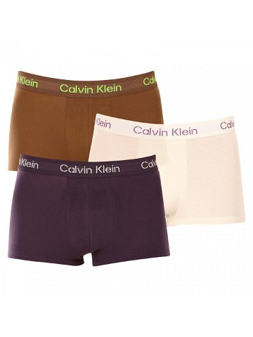 3PACK pánské boxerky Calvin Klein vícebarevné NB3705A-FZ4 M