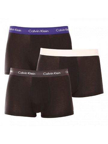 3PACK pánské boxerky Calvin Klein černé U2664G-H4X M