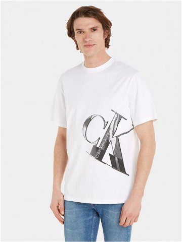 Calvin Klein Jeans T-Shirt J30J324022 Bílá Regular Fit