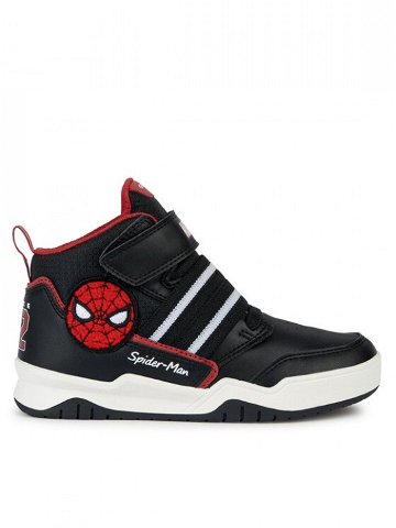 Geox Sneakersy SPIDER-MAN J Perth Boy J367RD 05411 C0048 S Černá